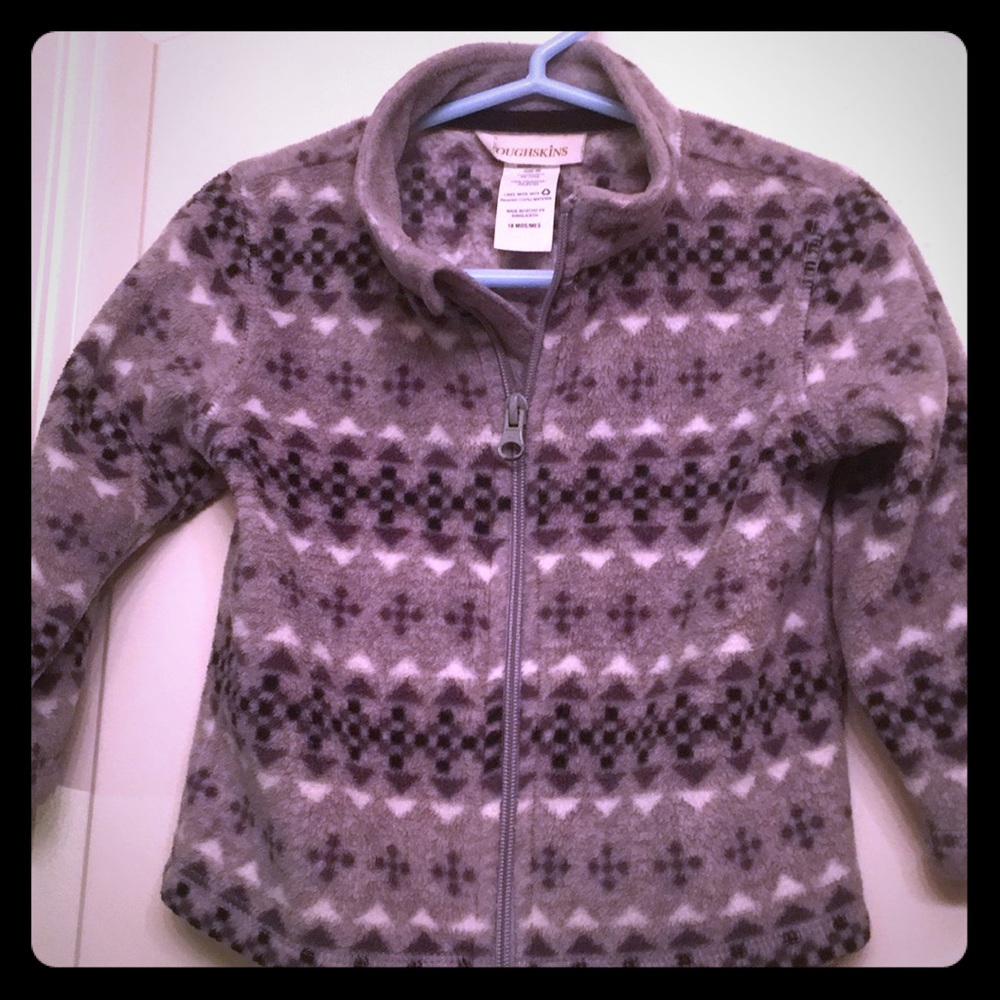 Boys tribal fleece sweater